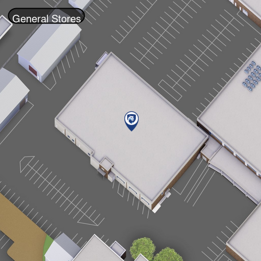 Open interactive map centered on General Stores Map in a new tab